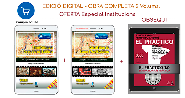 Cuina i Cuiners a la Corona d’Aragó i Catalunya - 2 Volums ebooks - Edició Digital