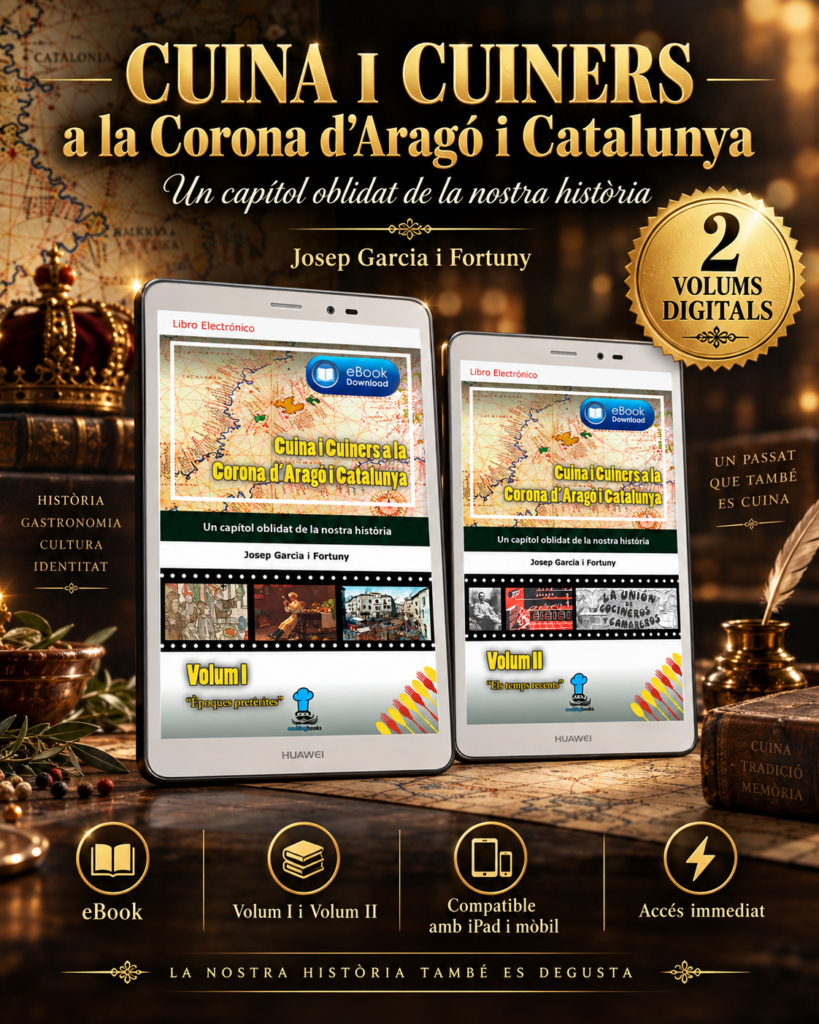 Cuina i Cuiners a la Corona d’Aragó i Catalunya - 2 Volums ebooks - Edició Digital