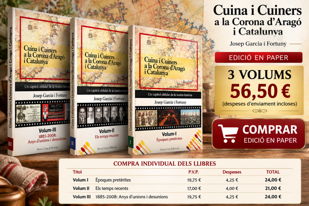 Comprar Cuina i Cuiners a la Corona d’Aragó i Catalunya - 3 Volums - Edició Paper